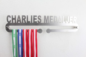 Personlig medaljeholder med navn