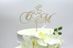 Kagetop med initialer