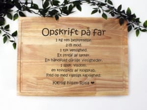 Opskrift på far