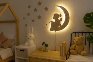 Månebarn LED lampe