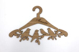 Bøjle med fugle og navn