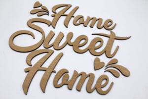 Home sweet home skilt