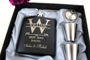 Best man Lommelærke monogram