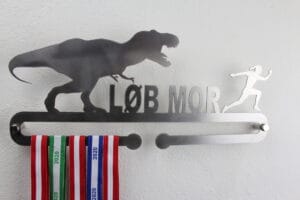 Medaljeholder i stål - T-Rex