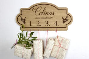 Adventskalender med navn