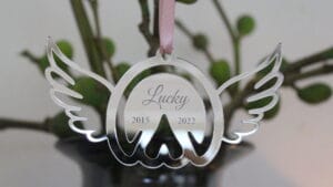 Julepynt hest - Hestehov med vinger