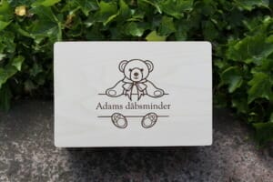 Memorybox - Bamse med tekst