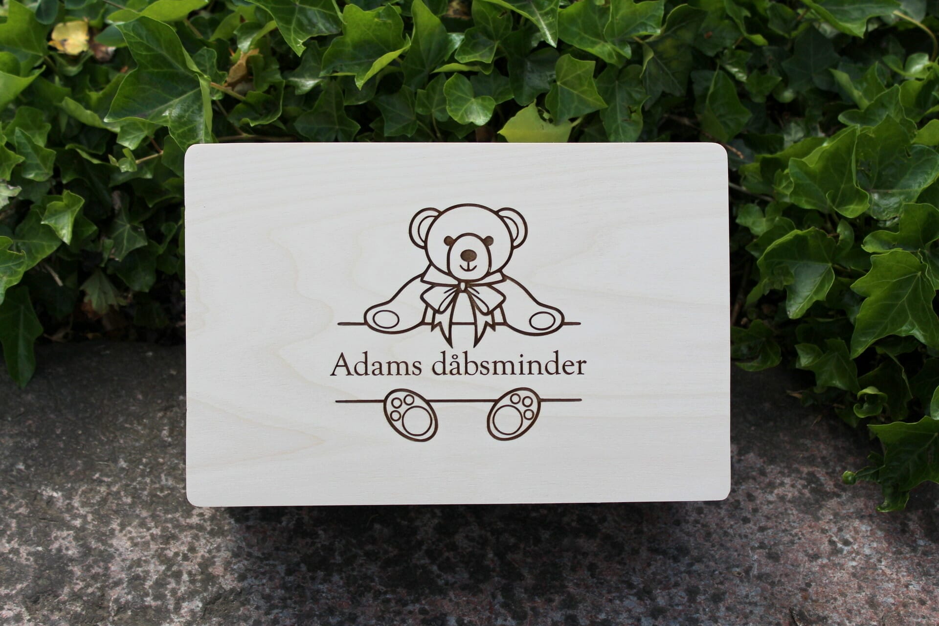 Memorybox - Bamse med tekst