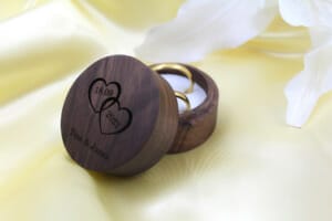 Ringæske hjerter 'Rund'