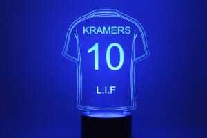 Spillertrøje bordlampe