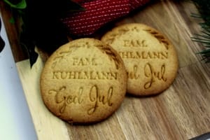 personligt kagestempel krans