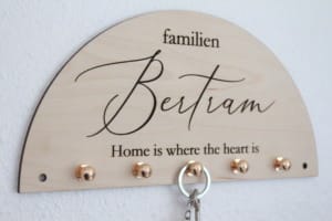 Nøgleholder med Navn - Crescent