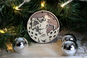 Golf - Juleornament med navn