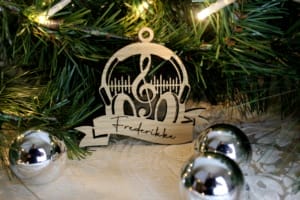 Høretelefoner - Juleornament med navn