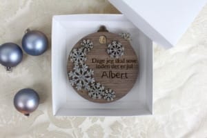 Nedtælling til Jul - Iskrystal og navn