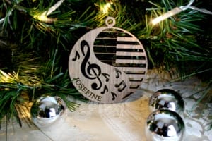 Klaver - Juleornament med navn