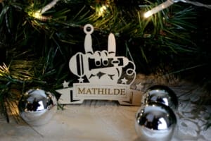 Rock and Roll - Juleornament med navn