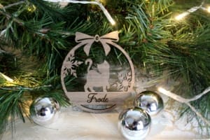 Kattekilling - Juleornament med navn