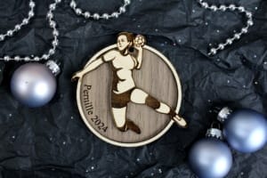 Håndbold- Juleornament med navn