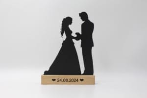 Brudepar - Løsthængende hår