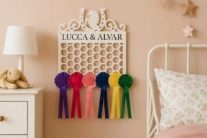 Classic – Rosette holder med Navn
