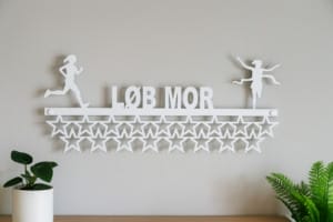 Medaljeholder - Løber kvinde