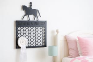DRESSUR - Rosette holder med Navn