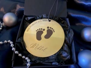 Juleornament i messing - Fødder